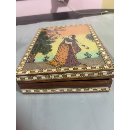 Wooden Gemstone Jewelry Box