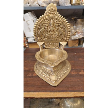 Gajalakshmi Antique Bronze Lamp