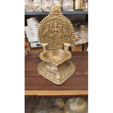 Gajalakshmi Antique Bronze Lamp