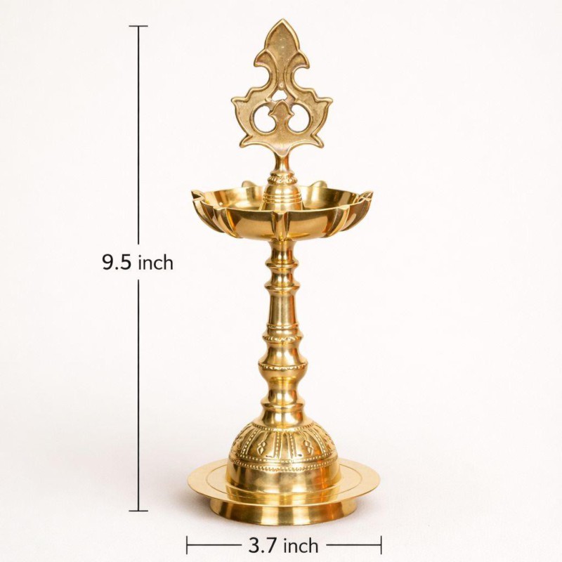 7-face Brass lamp - Kuthuvilakku Model