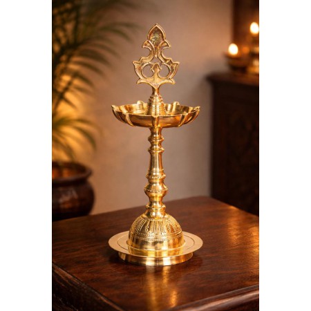 7-face Brass lamp - Kuthuvilakku Model