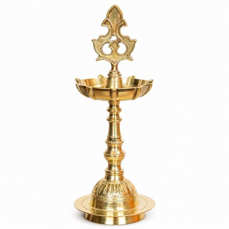 7-face Brass lamp - Kuthuvilakku Model