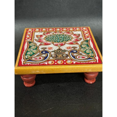 Pooja Marble Stand (Chowki)