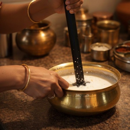 Karungali Thayir Mathu (Ebony Wood Curd Masher)