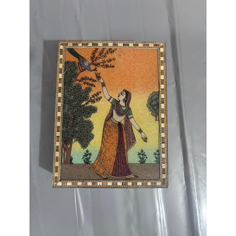 Wooden Gemstone Jewelry Box