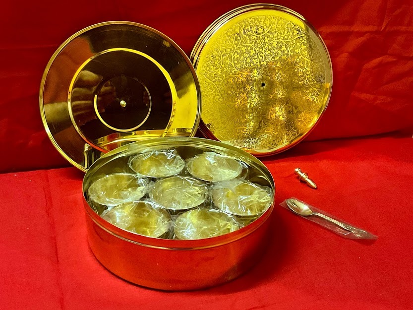 Masala Dabba (Brass Anjarai Petti)