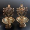 Sangu Chakra Lamps Brass Antique